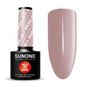 SUNONE ALL IN ONE - Lakier hybrydowy 3w1- B11 Bebe
